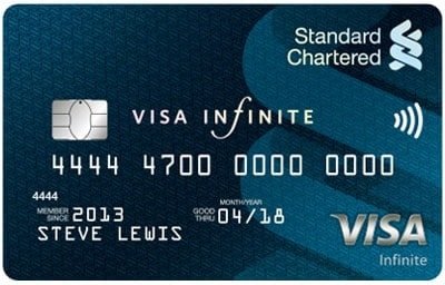 standard chartered air miles